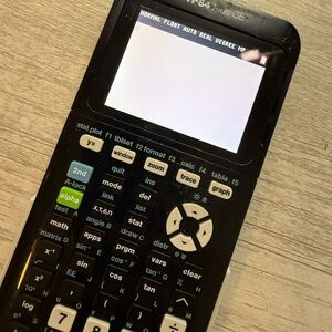 TI-84 Plus CE- Color Graphing Calculator with White Navigation Pad